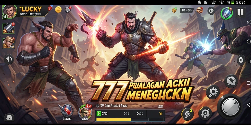 Screenshot utama dari gameplay action yang mendebarkan di 777LUCKY.