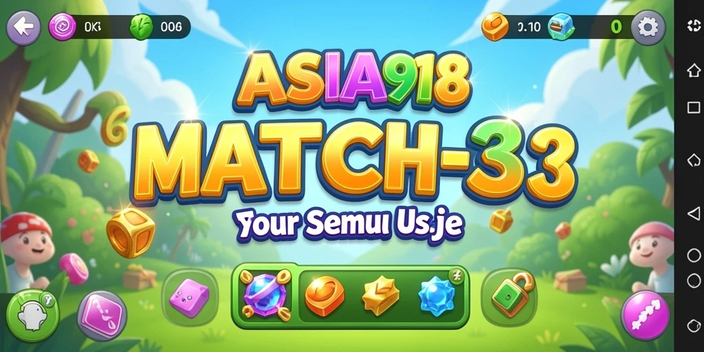 Tampilan gameplay seru dalam ASIA918 yang penuh warna.