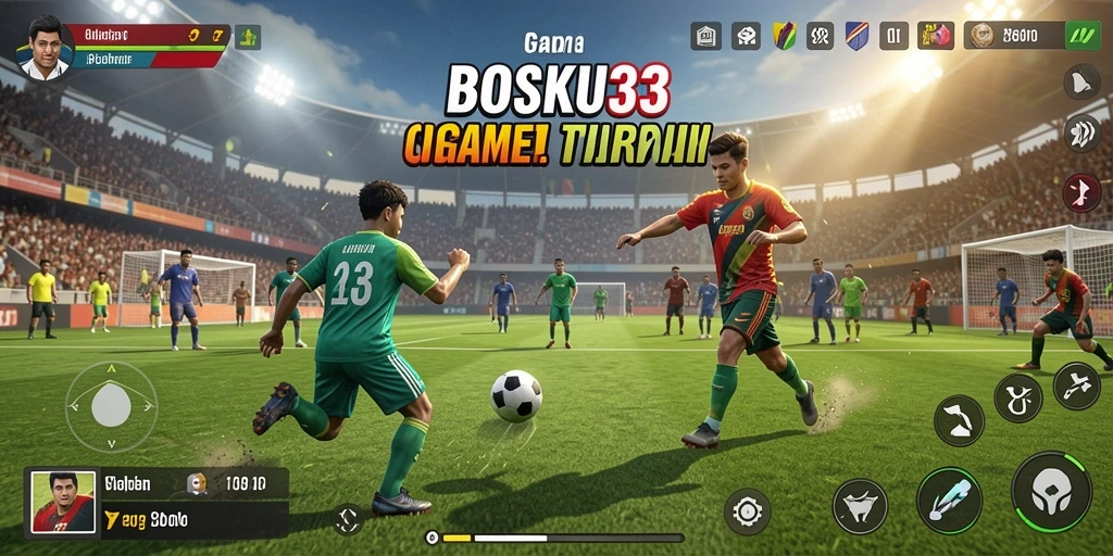 Tampilan gameplay seru dalam BOSKU33 dengan berbagai cabang olahraga.