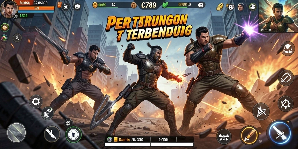 Tangkapan layar dari gameplay C789 yang intens dan seru.