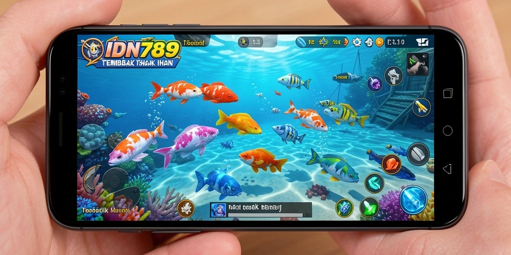 Tampilan gameplay menangkap ikan dalam <strong>IDN789</strong> yang seru dan penuh tantangan.