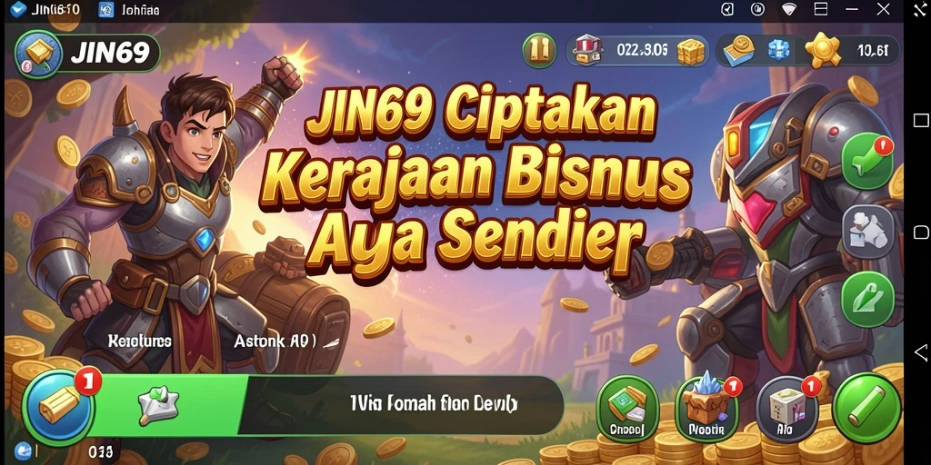 Tampilan gameplay JIN69 yang menarik dan interaktif dalam dunia bisnis.