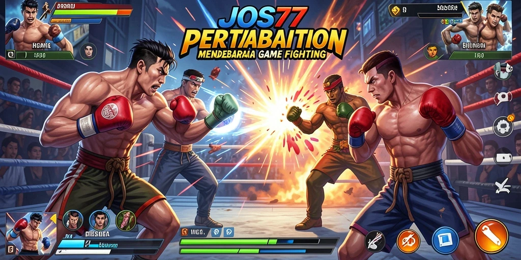 Tampilan gameplay <strong>JOS77</strong> yang mendebarkan dengan aksi pertarungan yang seru.