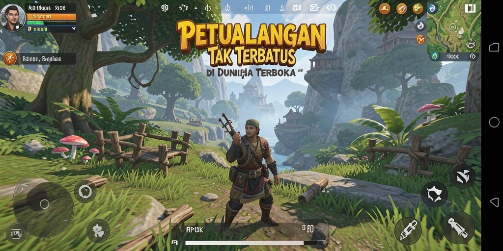 Gameplay RPOK yang imersif di dunia terbuka.