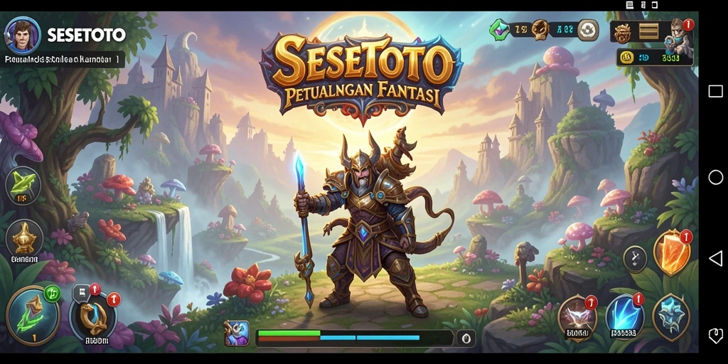 Tangkapan layar menunjukkan aksi seru dalam game SESETOTO.