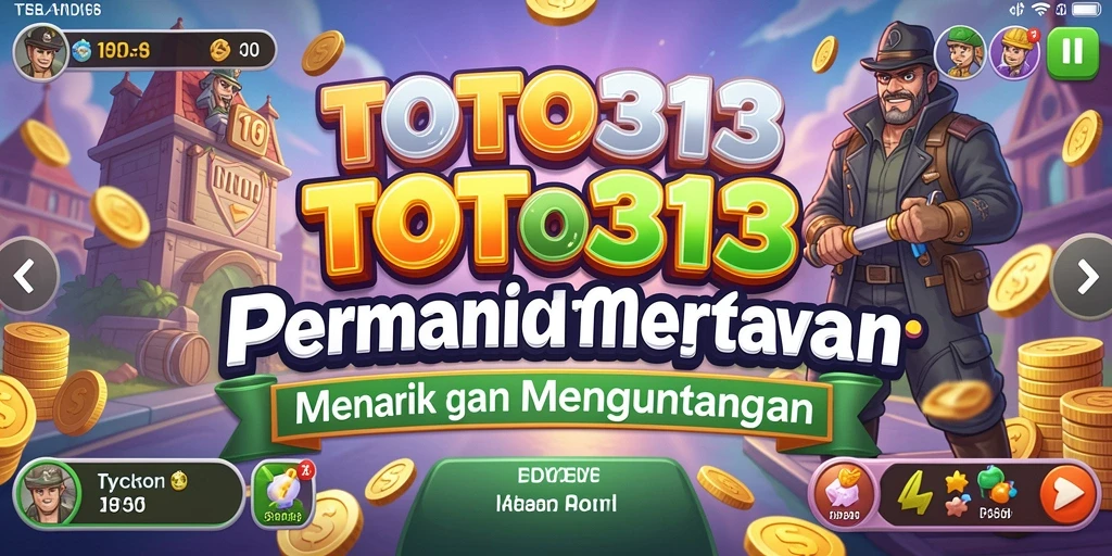 Screenshot gameplay TOTO313 menampilkan momen seru dalam membangun bisnis.