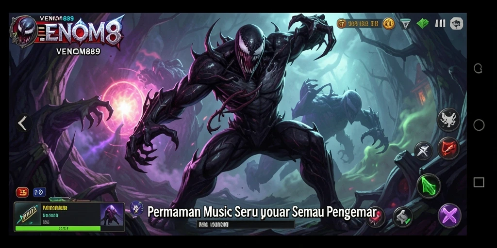 Tampilan gameplay seru dan interaktif dari VENOM889.