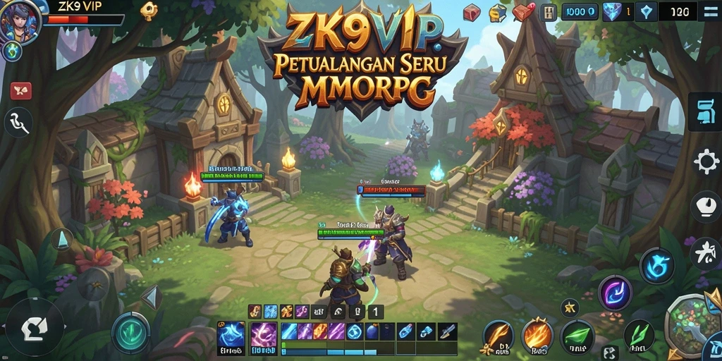 Tampilan gameplay ZK9VIP yang mendebarkan dan penuh aksi.